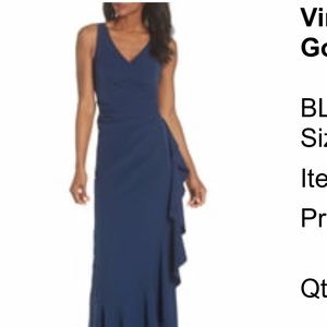 Vince Camuto floor length dress size 2